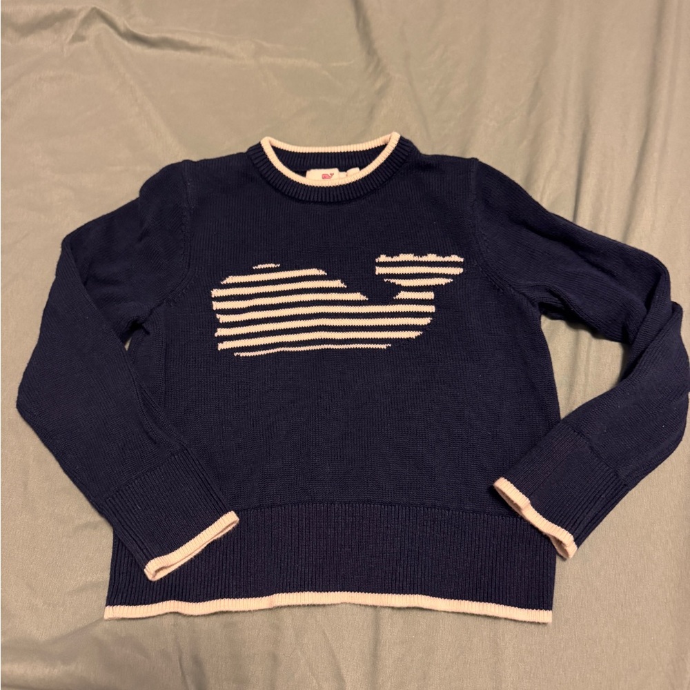 NWOT Vineyard Vines Navy Whale Sweater- never worn, size 4t